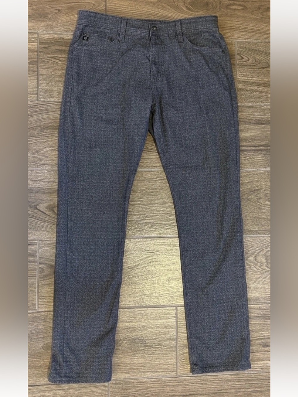 AG Everett Slim Straight Herringbone Pants Men’s 33x34